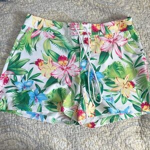 Tommy Bahama Floral Print Women's Swim Coverup Shorts